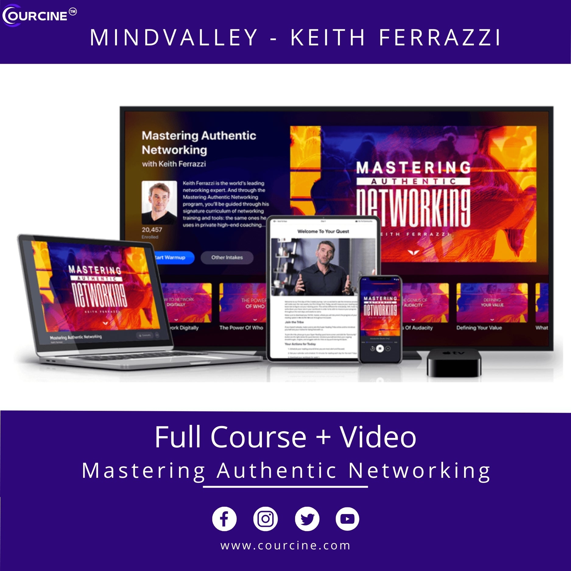 Mindvalley – Keith Ferrazzi – Mastering Authentic Networking【2024】Online Course Bundle