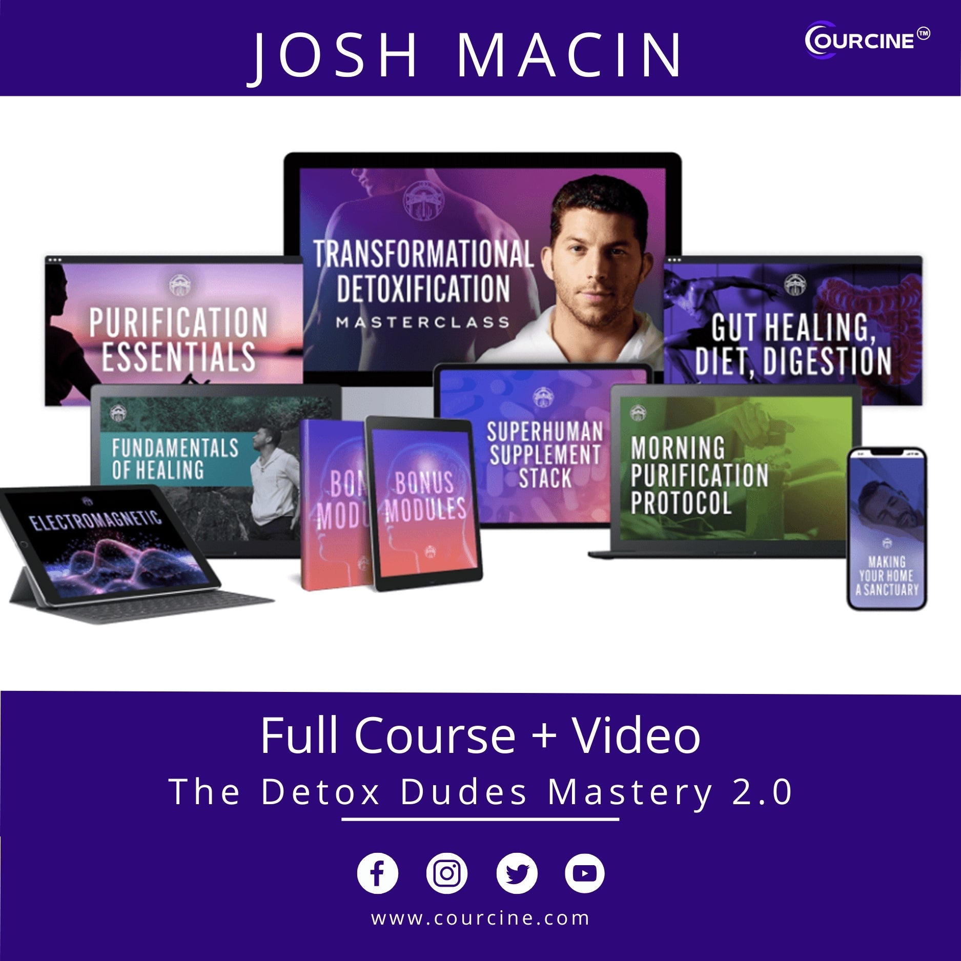Josh Macin – The Detox Dudes Mastery 2.0 Online Course  Drive link