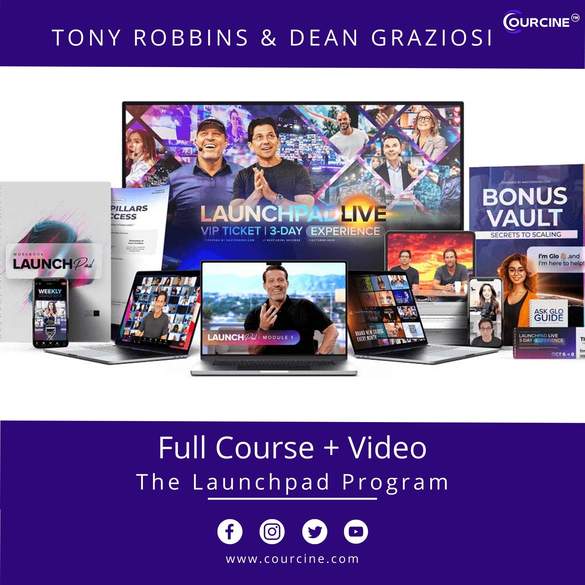 Tony Robbins & Dean Graziosi – The Launchpad Program Online Course Drive link