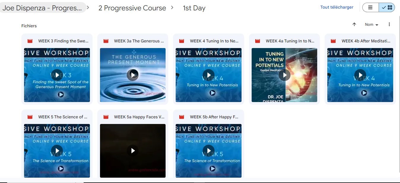 Joe Dispenza – Progressive and Intensive Online Course Bundle Drive link - Courcine