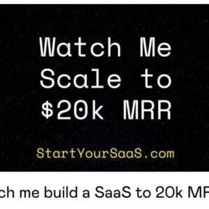 Alex Berman Watch me build a SaaS to 20k MRR Alex Berman